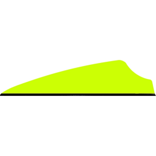 Q2i Q2i Fusion X-II SL Vanes Neon Yellow 1.75 in. 100 pk. Q20046