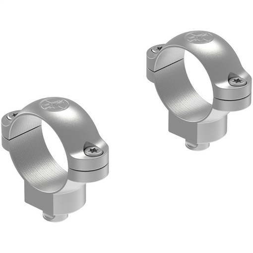 Leupold 2-Piece Quick Release (QR) Scope Rings - 1" Medium Silver 49975