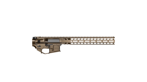 Radian Weapons AX556, Billet Upper/Lower Set, Semi-Automatic, 556 NATO/223 Remington, Ambidextrous, Cerakote Finish, Brown, Includes Radian Talon Ambidextrous Safety, Hammer Pin, 14" MLOK Handguard R0413