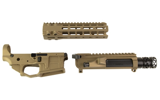 Radian Weapons AX556, Semi-automatic, Lower/Upper Set, Multi, N/A, Brown, Ambidextrous, Radian Talon Safety, N/A, Billet, Cerakote R0437