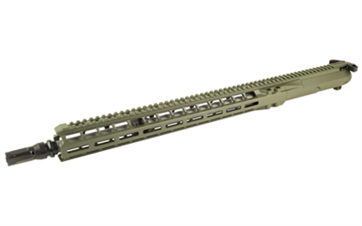 Radian Weapons Complete Upper, 223 Wylde, 17.5" Barrel, 1:8 Twist, Dead Air KeyMo Flash Hider, Intermediate Length Gas, 17" MLOK Handguard, Radian Raptor-SD Charging Handle, Radian Enhanced Bolt Carrier Group, Cerakote Finish, Olive Drab Green, Fits AR-15