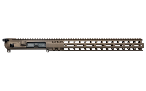 Radian Weapons Upper/Handguard Set, Cerakote Finish, Brown, Fits AR-15, Includes 15.5" MLOK Handguard, Radian Raptor-SD Charging Handle R0619