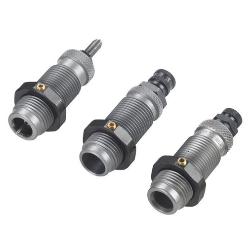 RCBS Carbide Taper Crimp 3 Die Set - Group E - Straight Walled Cartridges - 9mm Makarov 23015