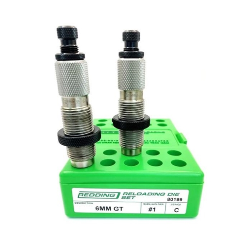 Redding 6mm GT Full Length Die Set for Bottleneck Cases 80199