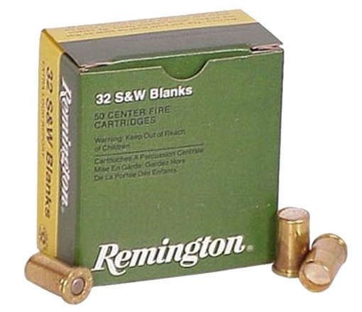 REM BLANK CARTRIDGE AMO 32 S&W BLANK 50RD (10 BOX CASE) 32BLNK 21434