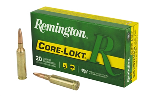 Remington Ammunition Core-Lokt 6mmCreedmoor 100gr Pointed Soft Point Core-Lokt 20 Per Box/10 Case 29049