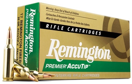 Remington Ammunition Premier Accutip-V 221RemFireball 50gr AccuTip V Boat Tail 20 Per Box/10 Case 29172