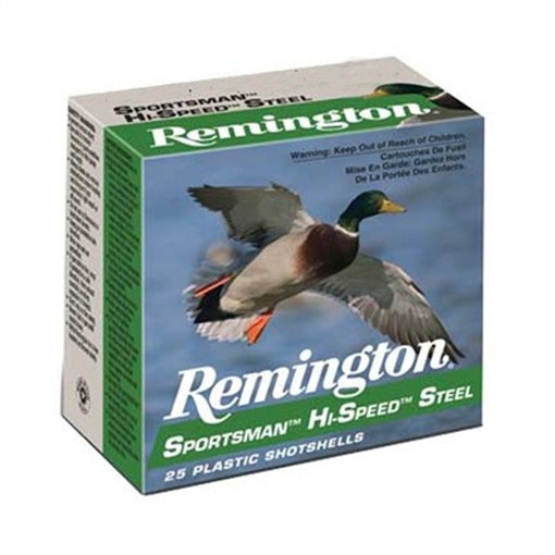 Remington SPORTSMAN HI-SPEED STEEL 12 GAUGE 2-3/4'' 1OZ #7 SHOT 25/BOX R20007