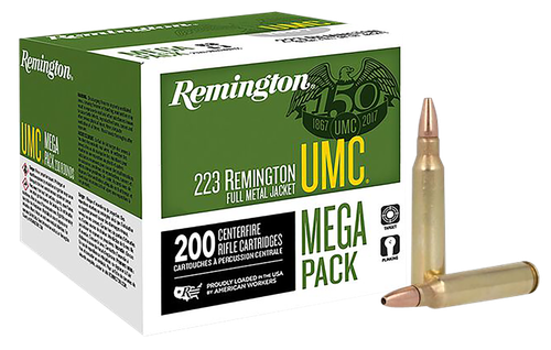 Remington UMC .223 Remington 45gr Jacketed Hollow Point 200rd Box