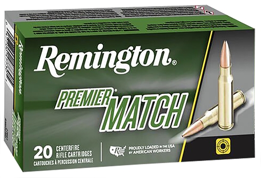 Remington Ammunition Premier Match 223Rem 77gr Sierra MatchKing BTHP 20 Per Box/10 Case 27686