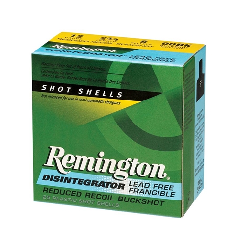 Remington Disintegrator 12 Gauge 2 3/4'' 00 Buckshot 8 Pellets (3 DRAM EQ.) 20642-