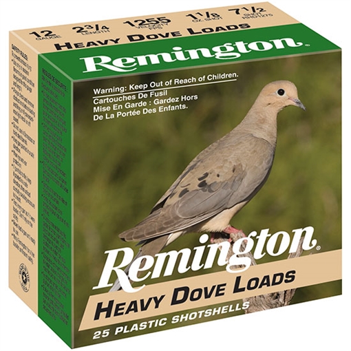 Remington Ammunition Heavy Dove Loads 20Gauge 2.75" 1oz 8Shot 25 Per Box/10 Case 28779