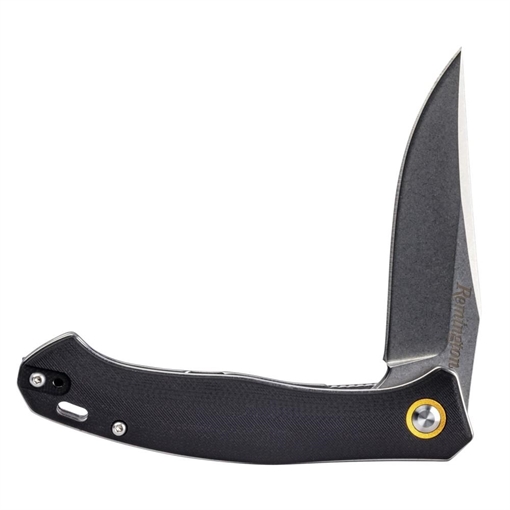 REMINGTON EDC CLIP BLADE LINER LOCK FOLDER 4.5IN W/ BLK MICARTA HANDLE R15732
