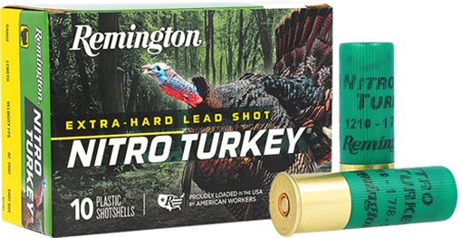 Remington Remington Nitro Turkey Extended Range Magnum Loads 12 ga. 3 in. 4 Shot 10 rd. 26693