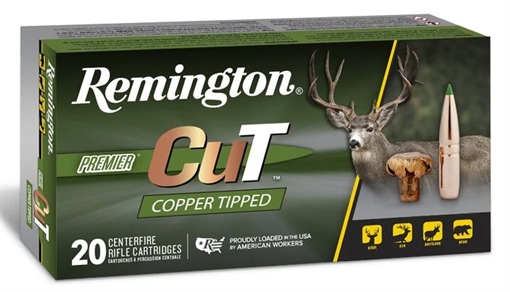 Remington Premier Cut Copper Tipped Rifle Ammunition 7mm Rem Mag 150gr PT 3050 fps 20/ct R22341