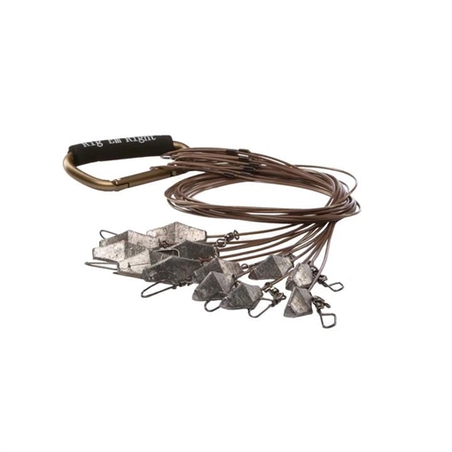 Rig 'Em Right Xtreme Coated Cable Decoy Anchors 54" 6oz 12/ct 001-54-TXC
