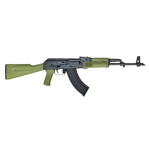 Riley Defense Inc RAK 7.62x39mm 30+1 16.25" Black Nitride Threaded Barrel, Black Oxide Mil-Spec Receiver, Fixed Army Green Polymer, Stock OD Green Polymer Grip RAK102G