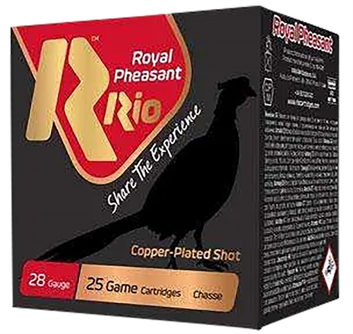 Rio Ammunition Royal Pheasant 28Gauge 2.75" Copper 5Shot 25 Per Box/10 Case RPC285