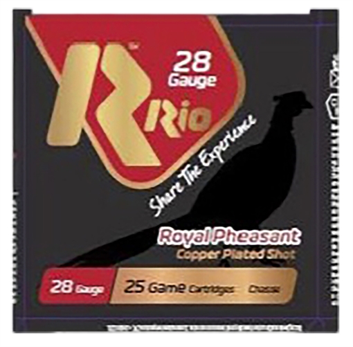 Rio Ammunition Royal Pheasant 28Gauge 2.75" Copper-Plated 5Shot RPC285