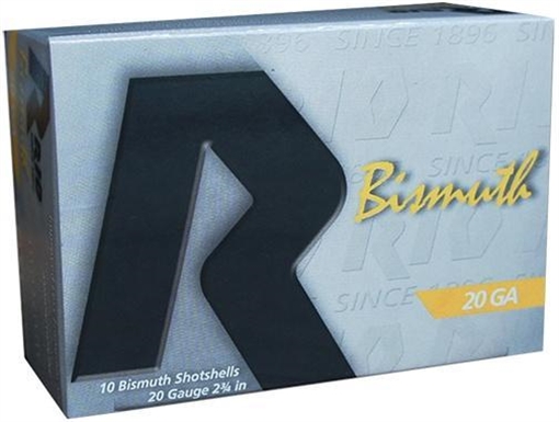 Rio Bismuth 20 Shotshell 20 ga 2-3/4" MAX 1 oz #6 1250 fps 10/Box RBI206