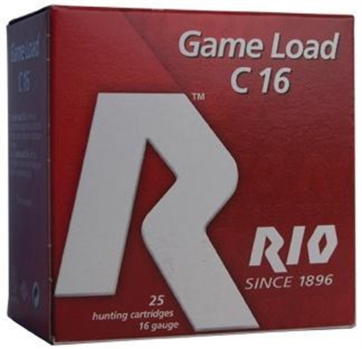 Rio Field 16 ga 2 3/4" 3 dr 1 oz #7.5 1300 fps - 25/box RC1675