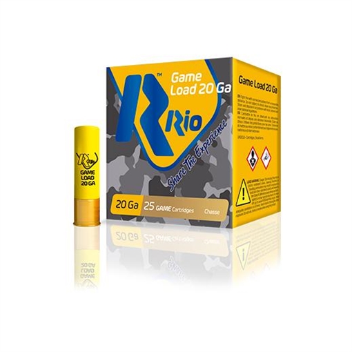 RIO Game Load Shotshells 20ga Light 2-3/4" 1oz 1180 fps #8 25/ct RCL208