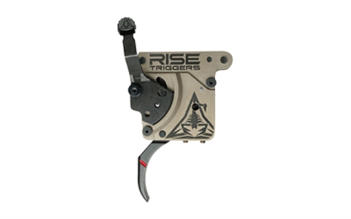 Rise Armament Reliant Pro, Single Stage Trigger, Curved, 1 to 3Lbs, Fits Remington 700, Flat Dark Earth/Black RA-735-C RA735C