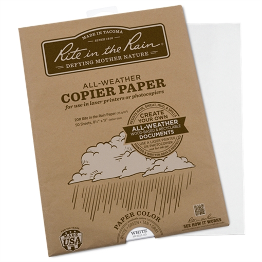 Rite in the Rain All-Weather Copier Paper (8.5'' x 11'') 8511-50