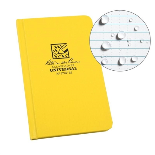 Rite in the Rain Fabrikoid Universal Hard Cover Book - 4.25'' x 6.75'' 370F-M