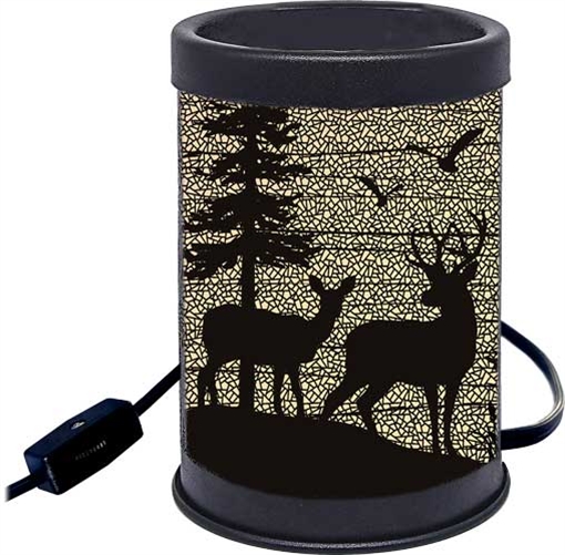 RIVER'S EDGE GIFTS EDGE DEER SILHOUETTE CANDLE WARMER 2882