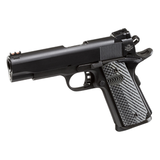 Rock Island Rock Ultra CCO 45 ACP 7+1 4.20" Button-Rifled Barrel, Black Parkerized Serrated Steel Slide, Black Anodized Aluminum Frame w/Beavertail, G10 Tactical Grip, Right Hand 51857