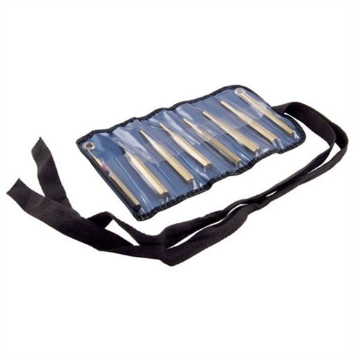 Grace Usa BRASS ROLL PIN PUNCH SET, 8 PC BRP-8