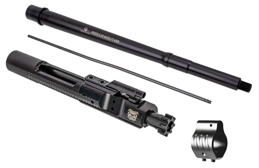 Rosco Manufacturing K9, Saucepack, Barrel, 556NATO, 12.5", Patrol Length Gas Length, Fits AR-15, Nitride Finish, Black, Includes Bolt Carrier Group, Gas Tube, Non Adjustable Gas Block NGB-001 SP-K9-125-556-BCG-GTS-