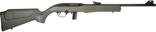 Rossi RS22 22 LR, 18" Barrel, Olive Drab Green Stock, Black Rec, 10rd