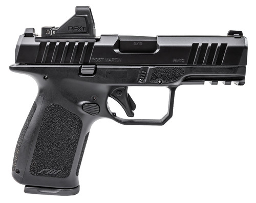 Rost Martin RM1C Compact Optic Pack 9MM, 4" Barrel, Black, Viridian Red Dot, Case and 5 Mags, California Compliant 10rd