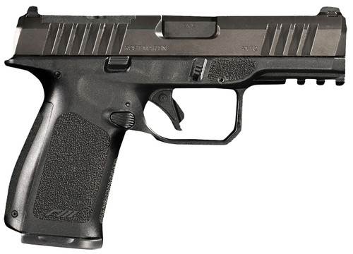 Rost Martin RM1C 9mm 15rd, 4" Black Match Grade Barrel, Black Tenifer Optic Ready/Serrated Steel Slide, Black Polymer Frame Picatinny Rail, Textured Grip, Ambidextrous