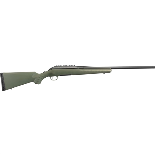 Ruger American Rifle Predator, Bolt-Action Rifle, 6.5 Creedmoor, 22" Threaded Barrel(5/8" -24), Matte Black Finish, Alloy Steel, Moss Green Composite Stock, Left Hand, 4Rd Rotary Magazine 7366761 16977
