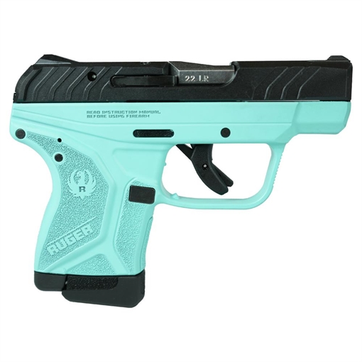 Ruger LCP II Custom "Robin's Egg Blue Frame" Handgun .22 LR 10/rd Magazine 2.75" Barrel Pocket Holster 13705 MODTF
