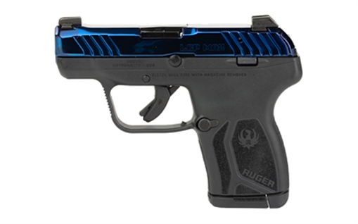Ruger LCP MAX, Talo Edition, Double Action Only, Semi-automatic, Polymer Frame Pistol, Compact, 380ACP, 2.8" Barrel, PVD Finish, Sapphire, Black Polymer Frame, Tritium Front Sight with White Outline, Drift Adjustable Rear Sight, 10 Rounds, 1 Magazine 13739