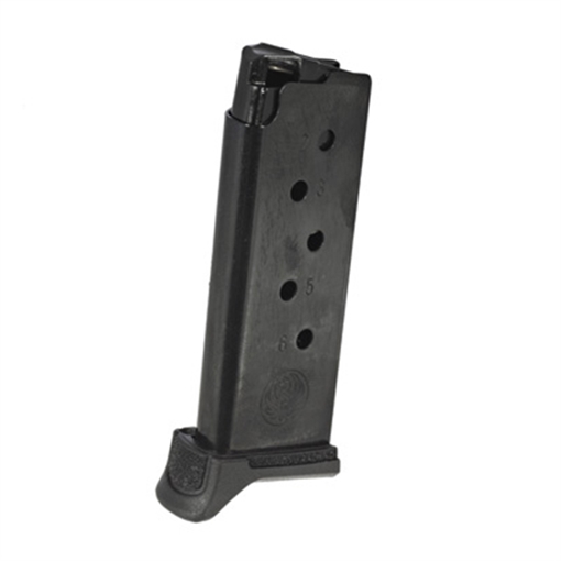 Ruger Magazine, 380ACP, 6 Rounds, Fits Ruger LCP II, with Extended Floor Plate, Steel, Blued Finish 90621