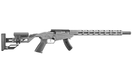 Ruger Precision Rimfire, TALO, Bolt, 22 LR, 18", Gray, Adjustable, Right Hand, Threaded, 15Rd 08408