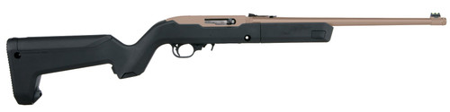 Ruger 10/22 Takedown 22 LR, 16.13" Threaded Barrel, Black Stock, Davidson's Dark Earth Rec/Barrel, 10rd