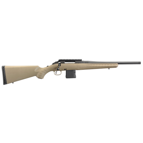 Ruger American Ranch 223 Rem/5.56x45mm, 16.12" Threaded Barrel, Flat Dark Earth Stock, Black Rec, 10rd