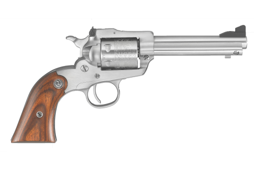 Ruger Bearcat 22 LR, 4.2" Barrel, Stainless Steel Frame, Wood Grip, 6rd