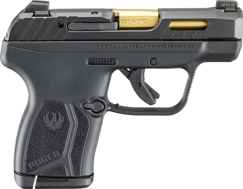 Ruger LCP MAX 380 Auto, 2.8" TiN Barrel, Manual Safety, Tritium Night Sights, 10rd