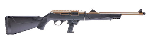 Ruger PC Carbine 9mm, 16" Threaded Barrel, Black Stock, Flat Dark Earth Rec, 17rd