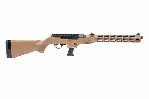 Ruger PC Carbine 9mm, 16.25" Threaded Barrel, Davidsons Dark Earth, M-Lok Rail, 17rd