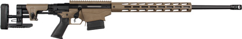 Ruger Precision 6.5 Creedmoor, 24" Threaded Barrel, Davidson's Dark Earth Cerakote, Adjustable MSR Stock, 10rd
