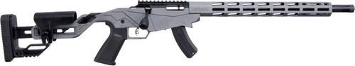 Ruger Precision TALO Exclusive 22 LR, 18" Threaded Barrel, Gray Cerakote, Adjustable Stock, 15rd