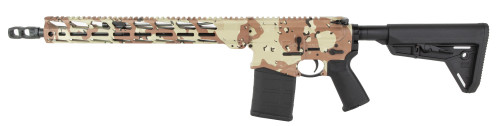 Ruger SFAR Small-Frame AR10 308/7.62 NATO, 16" Threaded Barrel, 5/8X24 Thread Pattern, Desert Storm Chocolate Chip Finish, 20 Rd
